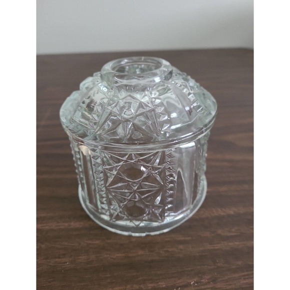 Fairy Lamp Indiana Glass Stars and Bars Top ONLY - Picture 5 of 6